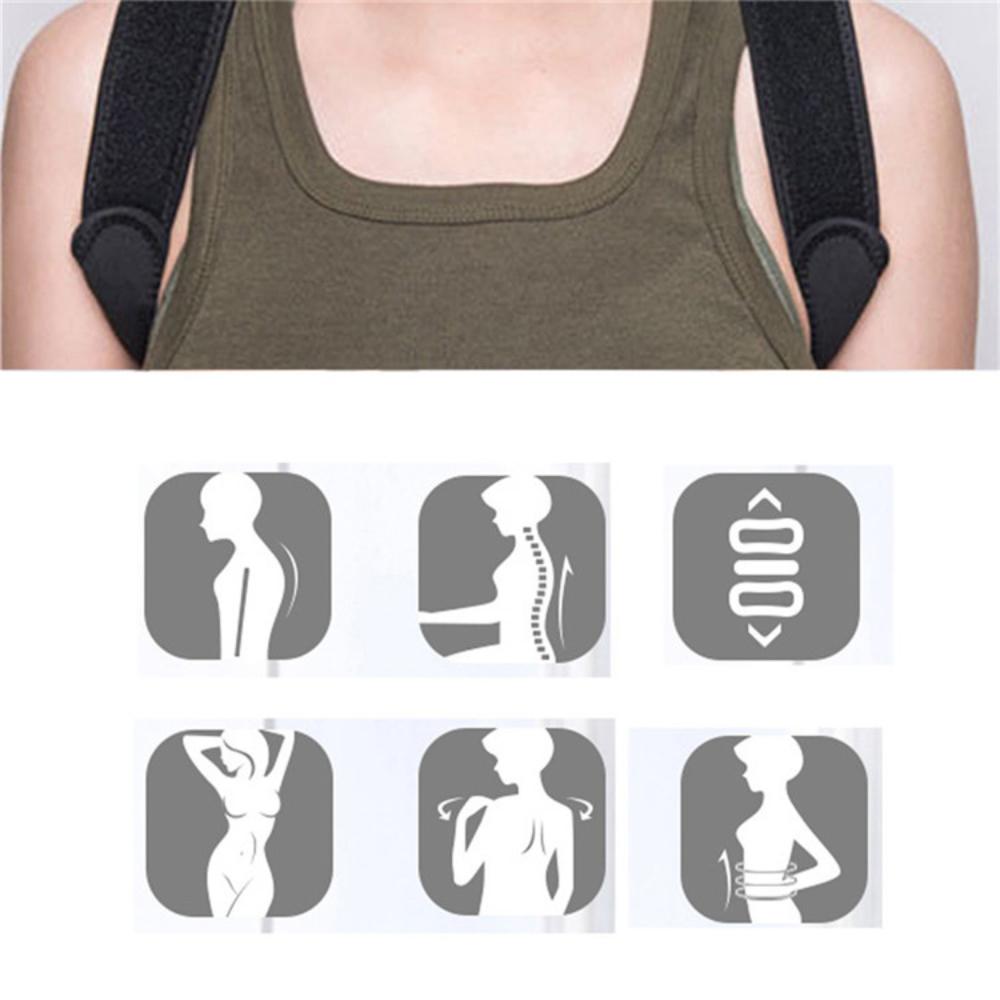 Korekční pásek na záda Korekční pásek na hrb Prodyšná klíční kost Nastavitelný korekční pásek na páteř