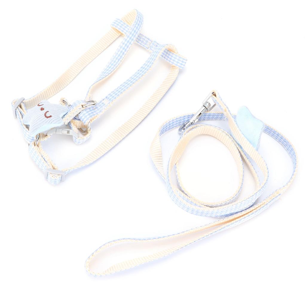 Pet Harness with Leash Adjustable Soft Mesh Breathable Body Harness Easy Control for Small Medium