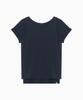 Ohesio Two-Way Layered T-Shirt, Navy