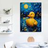 Owl Panda Raccoon Cow Tiger Cat Duck Starry Night Van Gogh Canvas Painting Abstract Posters Print Wall Art Pictures Home Decor