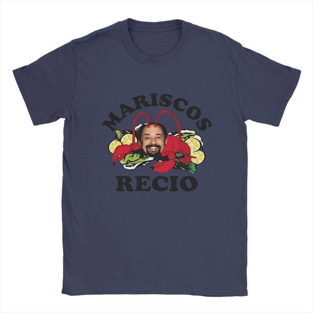 Men's Antonio Recio  T Shirts   Funny  Pure Cotton Tops Vintage Short Sleeve Round Neck Tee Shirt Plus Size T-Shirt