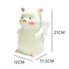 Silver Rabbit Ceramic Tissue Box Ornament Napkin Box Tissue Holder Paper Boxes Tissues Storage Box Organizer Decoration Crafts