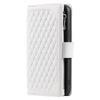 Style 005 For Samsung Galaxy A56 5G Wallet Case Rhombus Stitching Line PU Leather Phone Cover