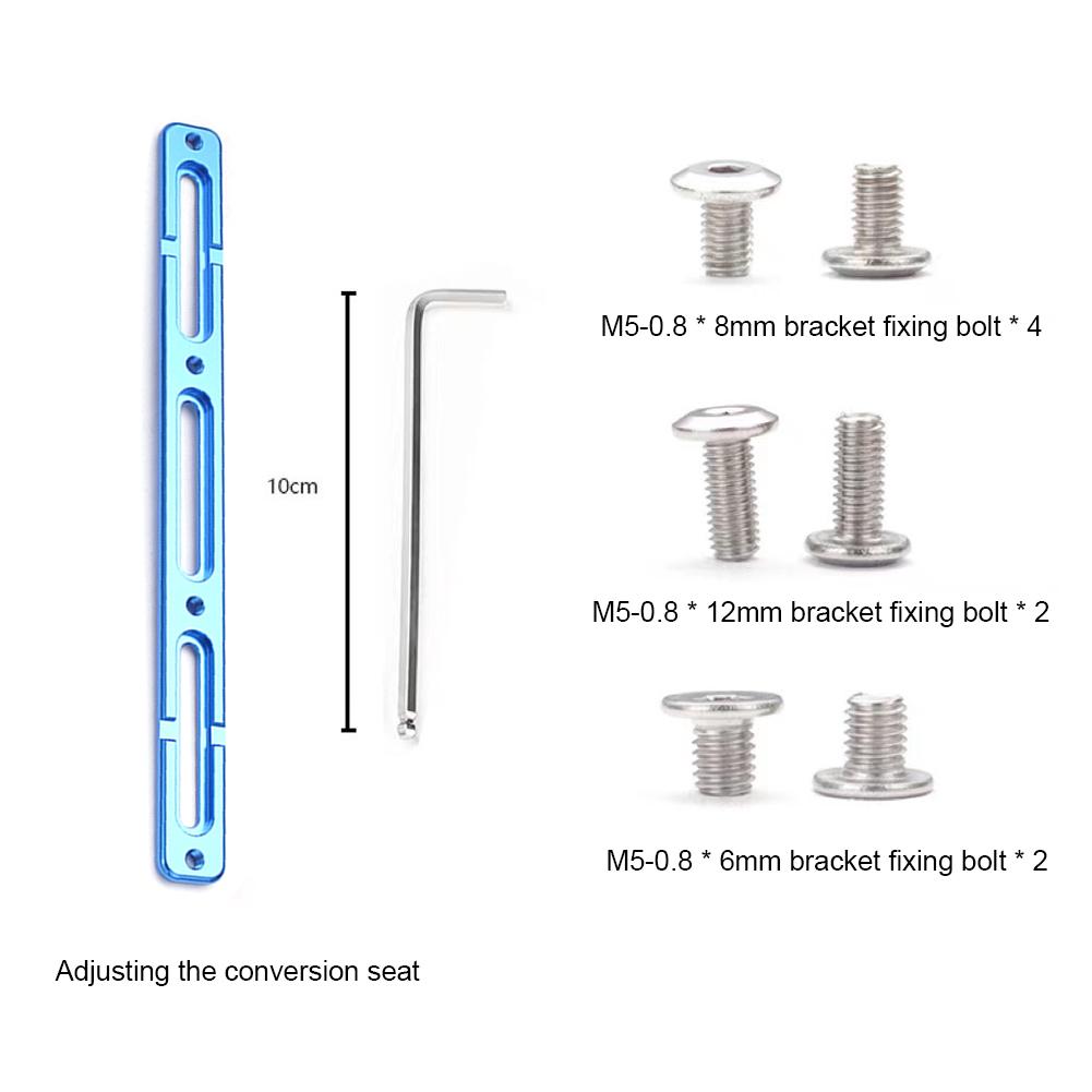 Cycling Bottle Holder Adapter Aluminum Alloy Road Mountian Bike Bottle Cage Mount Adapter Kettle Holder Tyre Pump Mounting Base