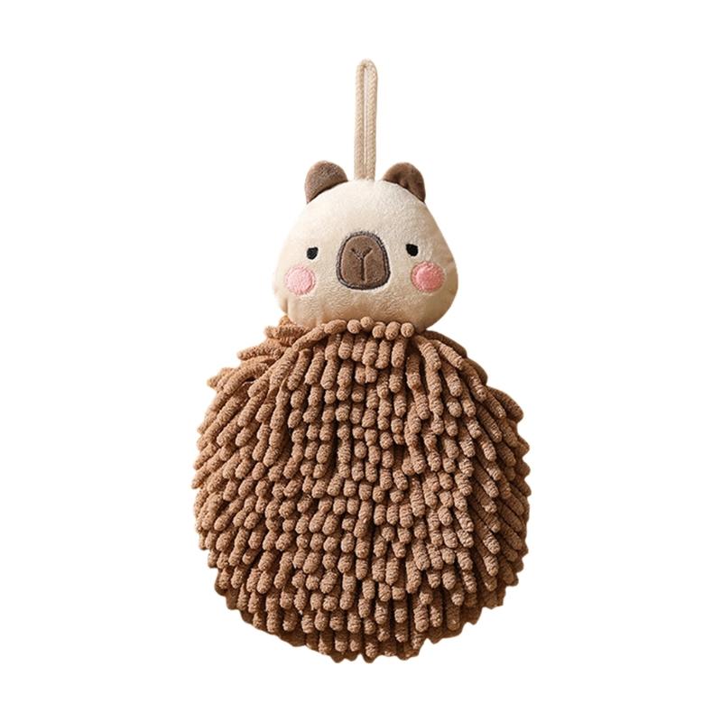 Soft Chenilles Hand Towels for Bathroom Kitchen Quick Dry Decorative Hand Bath Towels Hanging Hand Drying Towel with Loop