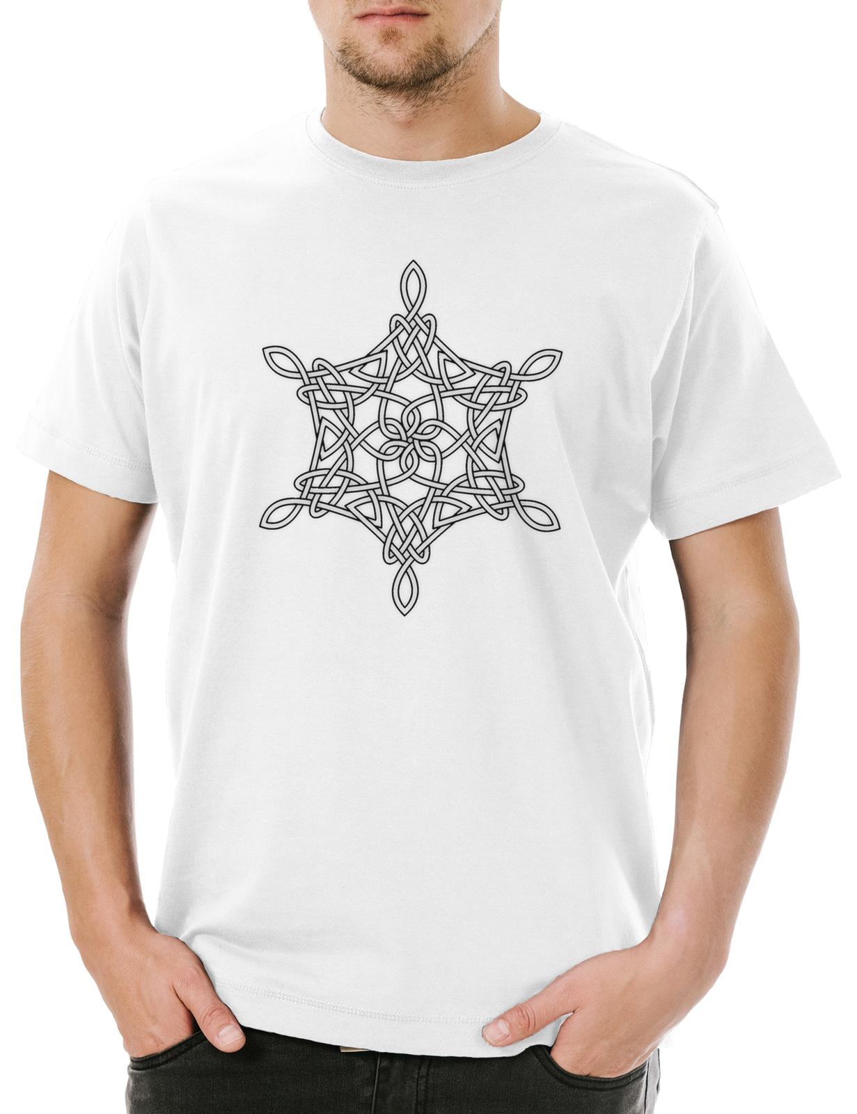 Celtic Knot Logo Sign XVI Men s T-Shirt Mens Womens Tees Top Celtic Tribal Knot Celtic Tattoo S