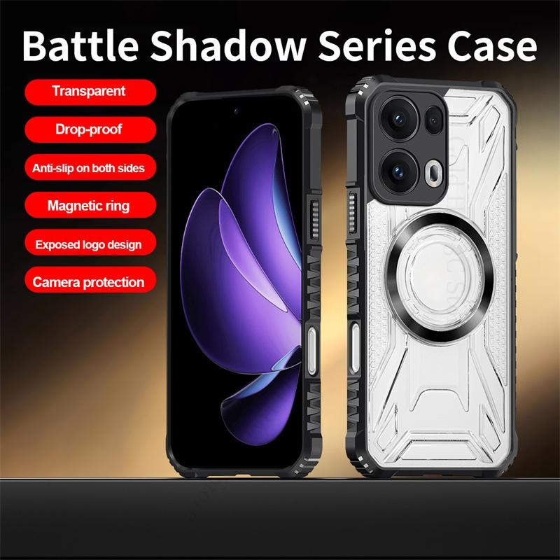 Heavy Duty Rugged Armor Shockproof Case For Oppo Reno 14 13 Pro 12F 5G Protective Back Cover Fundas For Realme 14 Pro Plus Coque