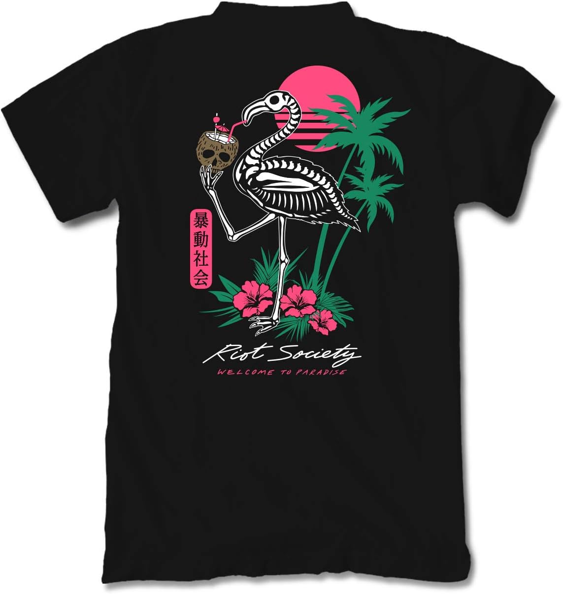 Riot Society Men s Short Sleeve Graphic Fashion T-Shirt Unisex T-Shirt XXXXL