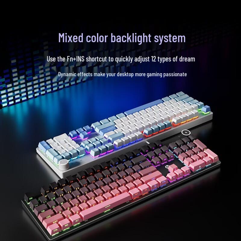 HP K10GV2 104-Key Wired Mechanical Gaming Keyboard
