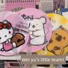 Chiikawa Cartoon Ika Usagi Fan, a Cute Moving Fan with Animation, Summer Hand-Cranked Dynamic Fan