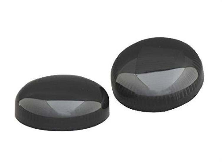 Kijima Motorcycle Dark Smoke Lens Covers for Turn Signals of Parts (Set 2) HD-01289