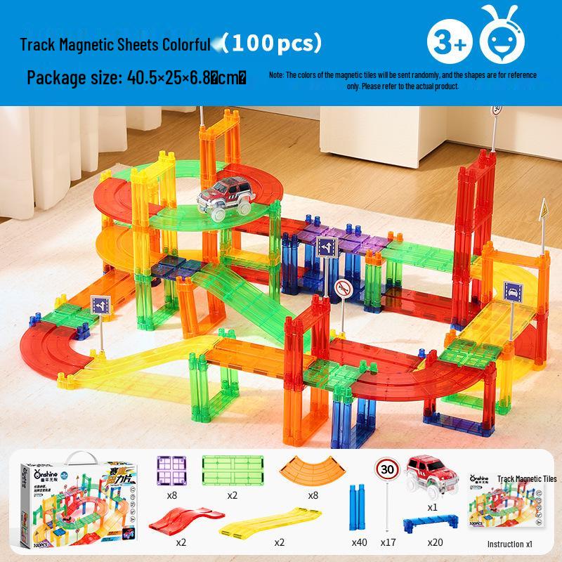 Blocs de construction magnétiques colorés: Ensemble de jouets éducatifs pour enfants, cadeau d'anniversaire idéal pour garçons et filles