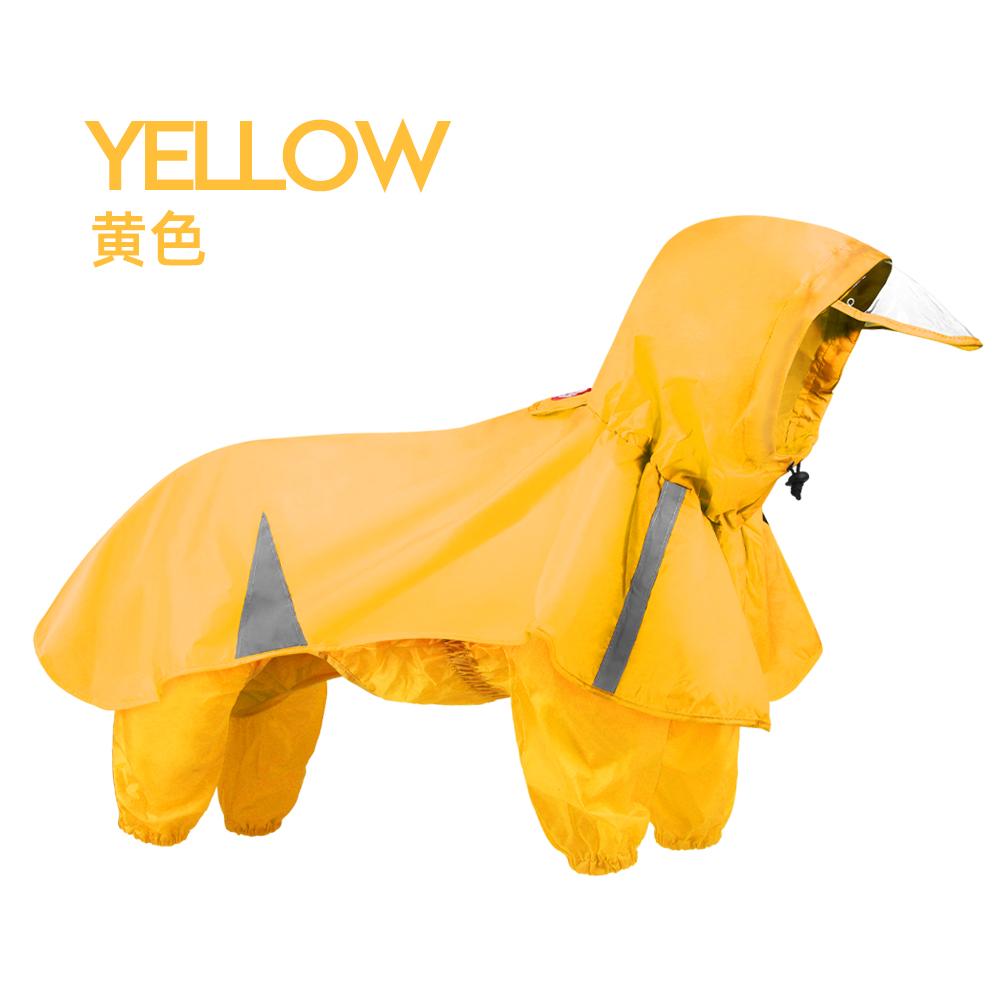 2PCS/Set Big Dog Jumpsuit Raincoat Waterproof Pet Clothes Rain Cape for Mid Large Dogs Labrador Rain Coat French Bulldog Poncho