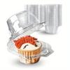 PET Clear Cupcake Containers, Disposable Muffin Boxes, Single Or Double Cupcake Wrappers, Baking Tools, Kitchen Gadgets