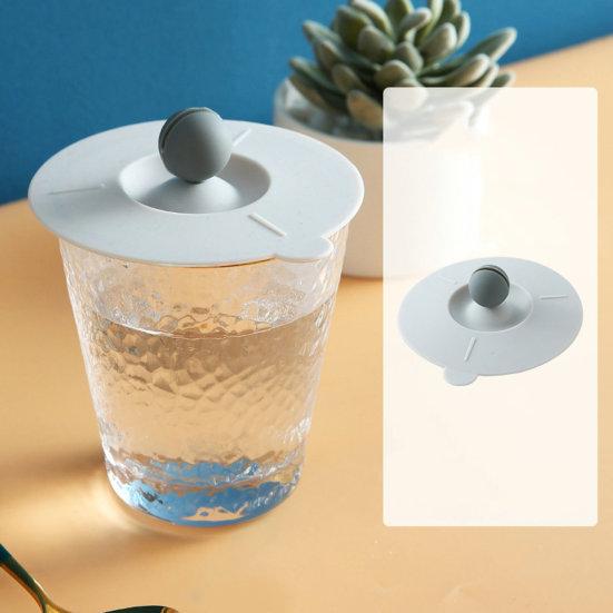 Cup Lid Cute Airtight Seal Silica Gel Tea Coffee Mug Cover for Dining Room
