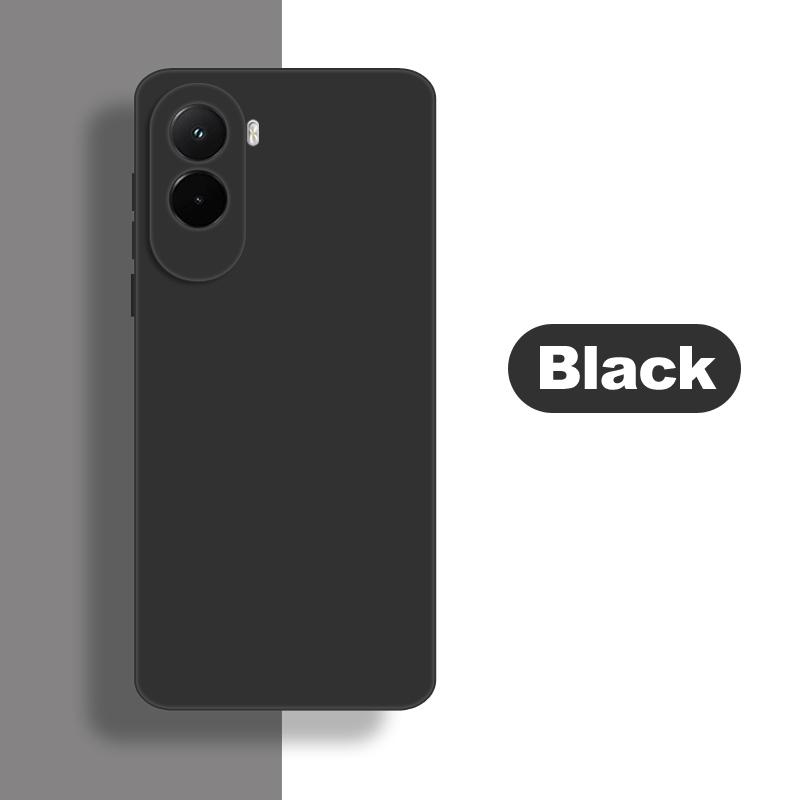 

Для Xiaomi Poco M7 4G Чохол Poco M7 Накладка М який Рідкий Силікон Міцний Бампер Захисний Чохол для Телефону Для Poco M7 4G Funda Poco m7 4g чорний