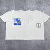 Rare Summer AD 2026 WYSD Short-sleeved Sun Roll Fun Printed American High Street Skateboard Cotton Round-neck T-shirt