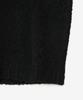 NOIRER Boucle V-Neck Oversized Sweater (Black)