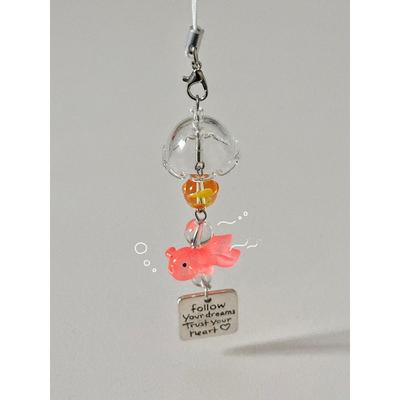 Boraand Glücksfisch-Schlüsselanhänger (Mini-Landschaft)