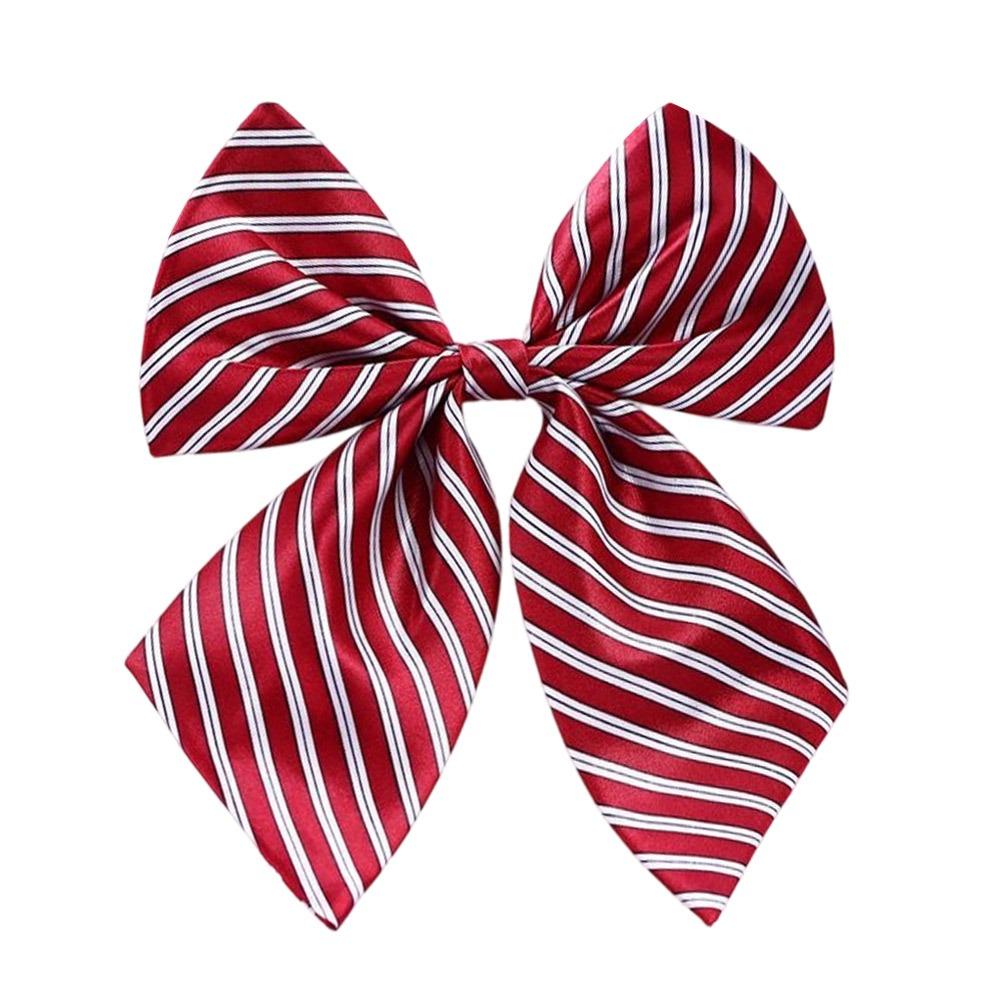 Korean Style Women Necktie Stripe Ladies Neck Wear Fashion Cravat Bank Teller