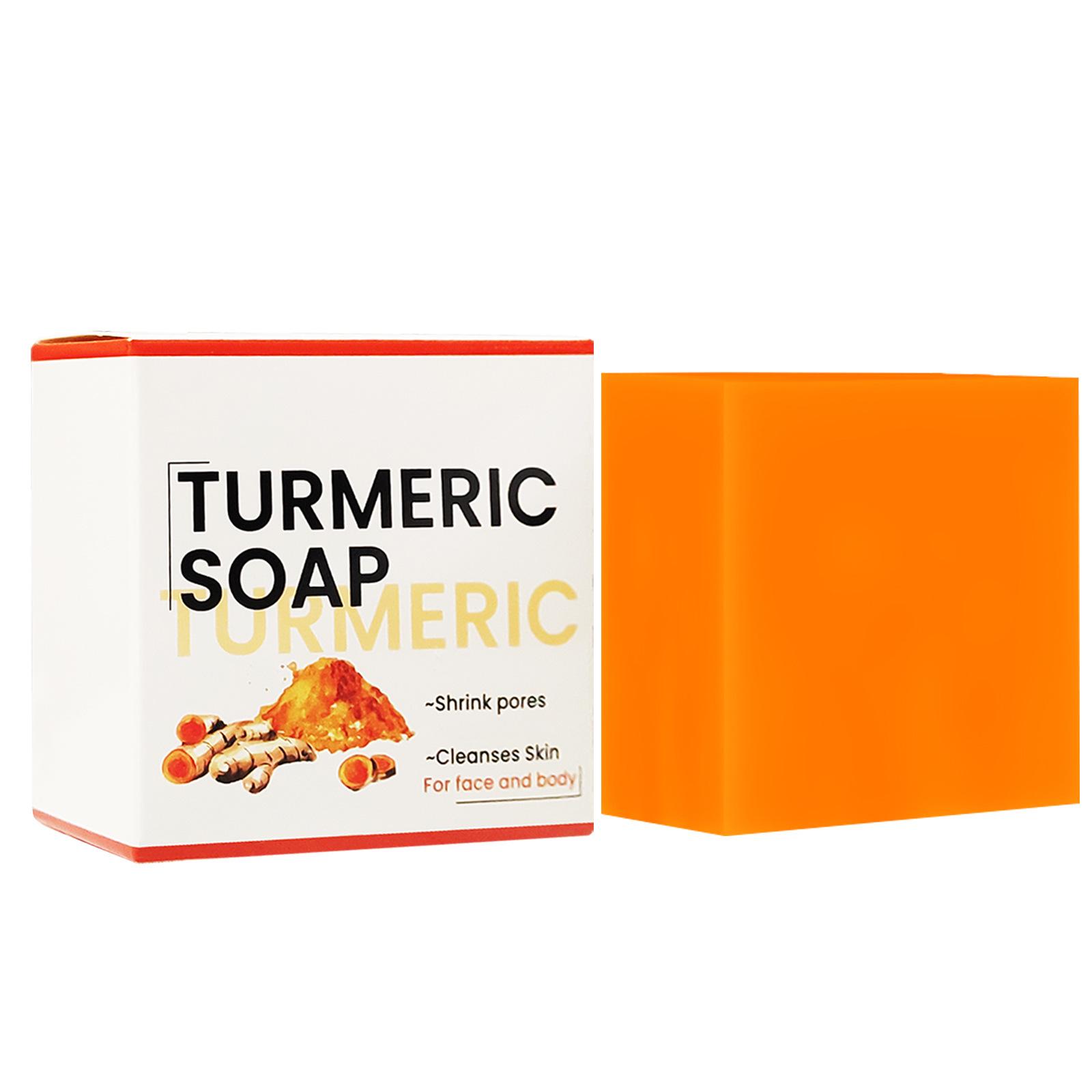 

Turmeric Ginger Essential Oil Handmade Soap - Facial Cleanser & Shower Soap