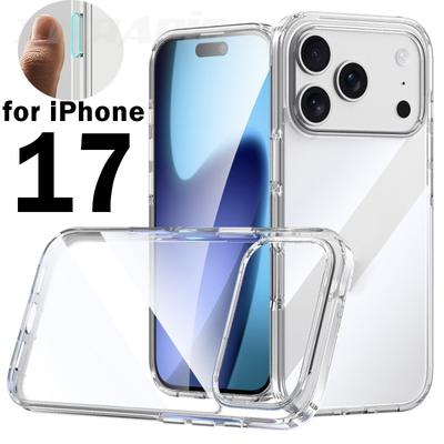 Transparent Case For For Iphone 17 Pro Max 17Air 17pro 17PM Shockproof Protective Phone Cover HD Clear Hard PC Bumper for For Iphone 17