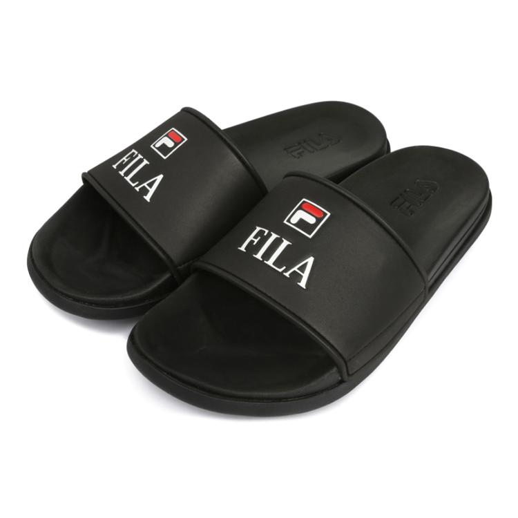 Fila SLEEK TENDER CLASSIC Slide Slippers Unisex Black 1SM00730_023