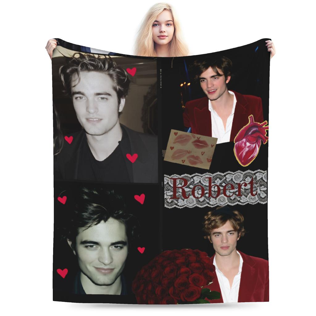 Decor Edward Plush Blanket Boy Girl The Twilight Saga Flannel Throw Blanket For Couch Bed Warm Design Quality Bedspread Gift