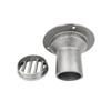 38MM 316 Stainless Steel Floor Deck Cockpit Drain Boats Removable Cover Straight Drain Marine Hardware Boat Accessories