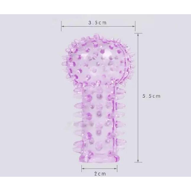 6pcs Finger Condoms Vibrator Sleeve Orgasmic Clitoral Masturbation G Spot Stimulator Squirt Sex Toys for Women Sex Products