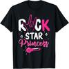 Womens Rockstar Birthday Girl Rock Star Princess Party Music T-Shirt
