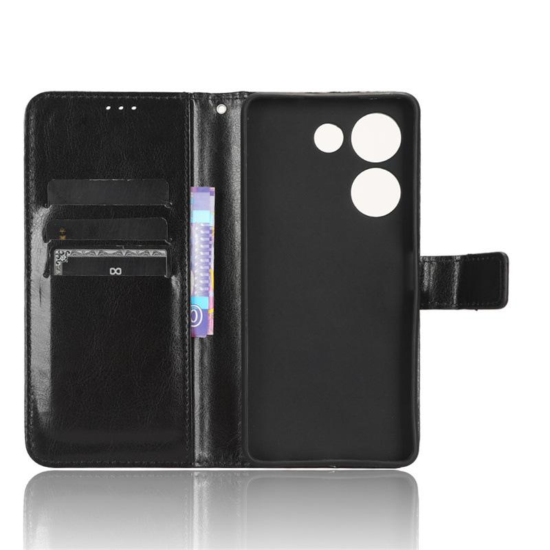 Flip Cover für Tecno Camon 20 4G/Camon 20 Pro 4G/Camon 20 Pro 5G PU-Leder Handyhülle Vollständiger Körperschutz Case