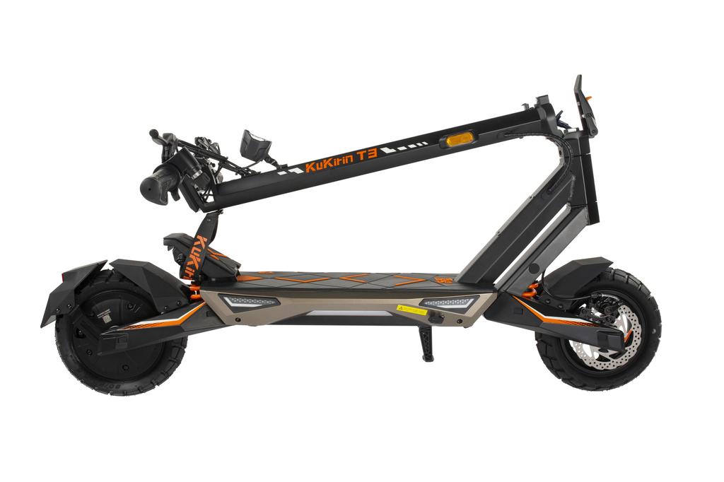 KuKirin T3 800W Electric Scooter for Adults, 10" Tire Foldable E-Scooter, Up To 58km Range & 45km/h Speed