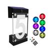 3D Acrylic Solar Powered House Number Sign Outdoor Address Plaque Lamp  Home Driveway
