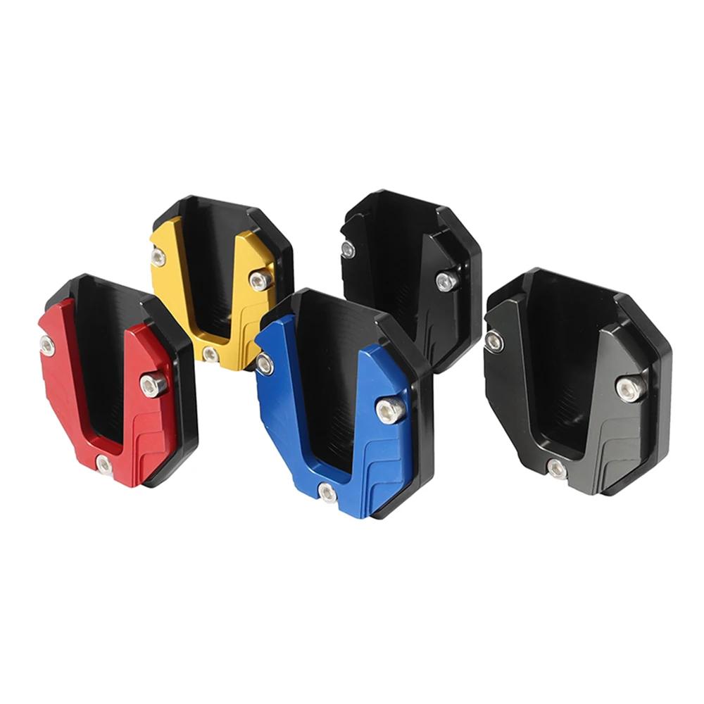 5 Colors Motorcycle Bike Kickstand Extender Foot Side Stand Extension Foot Pad Support Plate Motorbike Accessories Universal