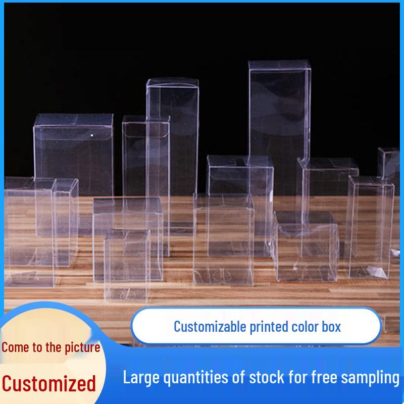 Transparent PVC Packaging Box for Daily Necessities, PET Food-Grade Box, PP Cosmetics Box