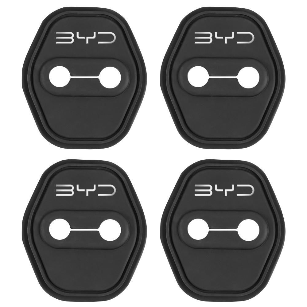 Car Silicone Door Lock Cover Stickers For BYD Atto Seal U Dmi Dolphin Surf Tang Sealion Han EV Tang Qin I3 M6 Song F0 T3 F3 S6