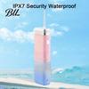 Cordless Oral Irrigator for Travel Water Flosser, 3 Modes, 4 Jet Tips, 180ml Tank, Portable Tongue Cleaning Tool Dental Irrigator, Retractable