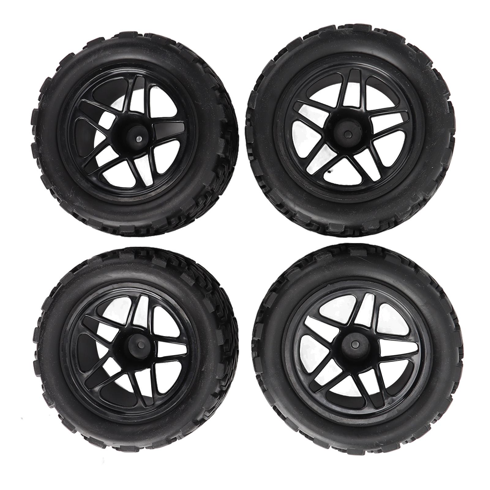 

4 шт. Шини для вантажівки шорт-корс масштабу 1/10, RC колеса та шини для Traxxas Slash 1/10, радіокерований автомобіль