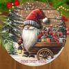 Christmas Decoration Sign,indoor Hanging decorations,2D Flat Wooden Products with Christmas Dwarf pattern,Christmas Gifts for Friends and Family