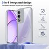 For Oppo A80 5G CPH2639 Case Air Cushion Silicone Bumper Clear Matte Back Cover Hard Phone Case for Oppo A80 OppoA80 5G CPH2665