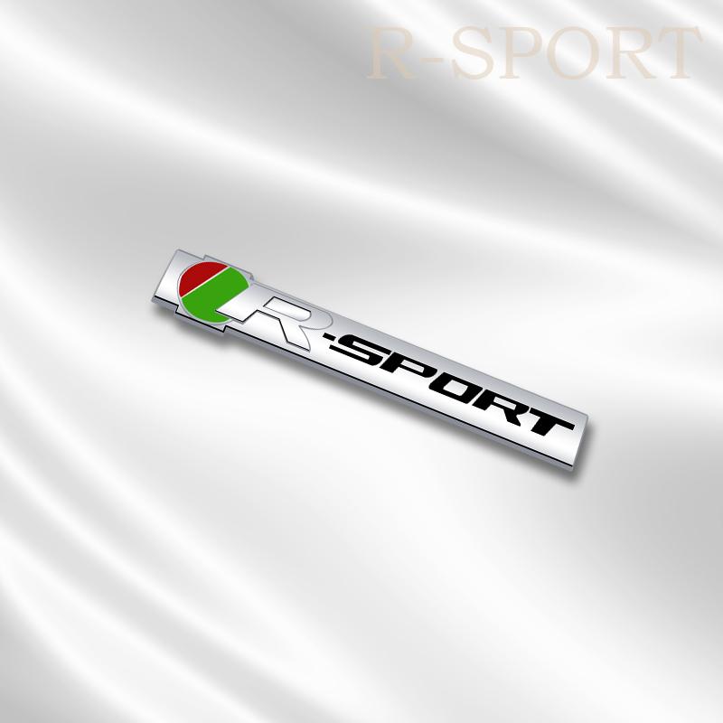 3D-Plakette R SPORT Design Autoaufkleber Heckklappe Karosserie Buchstaben Emblem für Jaguar F-TYPE F-PACE E-PACE I-PACE X-Type Zubehör NN26