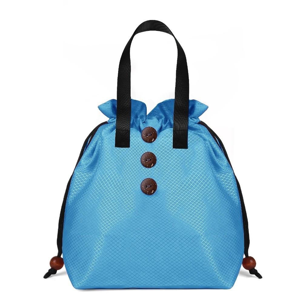 

Foil Insulation Insulated Meal Bag Heat Preservation Lunch Box Bag Food Fresh Picnic Bag Kids небесно-голубой