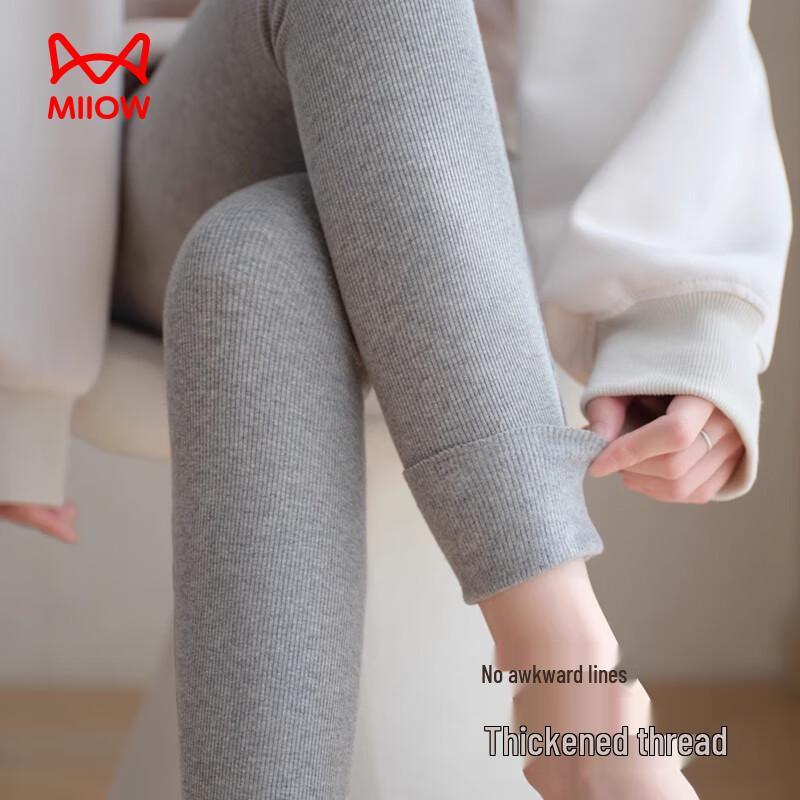 

Женские леггинсы Maoren с высоким поясом, рубчатые, хлопковые, утягивающие, теплые, со штрипками XL (fits 120-140 lbs)