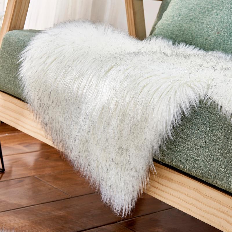 Fluffy Rug Fur Carpets For Living Room Home Decor Bedroom Kid Room Floor A Peach Heart Mat Decoration Salon Thicker Pile Rug 
