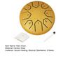 Rain Drum for Outside Garden 4 Inches 8 Notes Steel Tongue Drum Meditation Rain Chime Musical Instruments Mini Handpan Drums