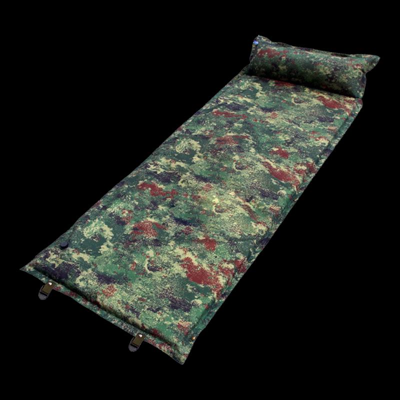 Camouflage Self-Inflating Sleeping Mat with Pillow
