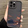 Sunset Peak Personalized phone case iphone16pro For iPhone 16 15 Pro Max 16E 14 13 12 11 16Plus Silicone Soft Shell