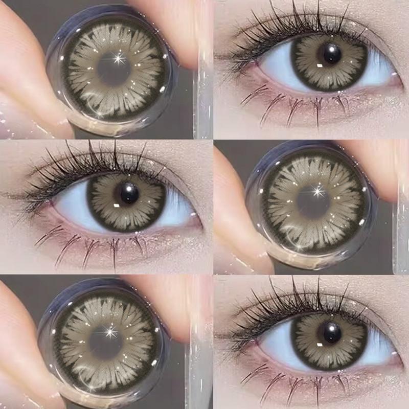 Eyeshare Cosplay Colored Contact Lenses 1 pair Pink Purple Lens Anime Role Playing Eye Makeup Softlens Fashion Cosmetics