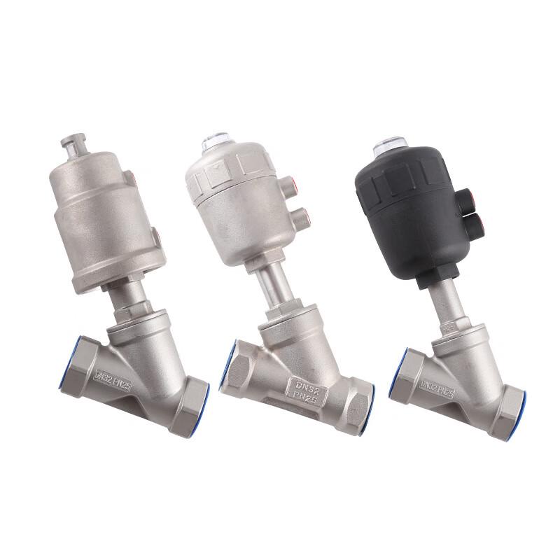 Stainless Steel Pneumatic Angle Seat Valve